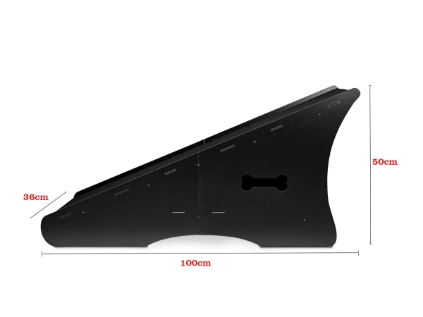 Rampa Para Cães Subir Sofá Cama 50 cm altura cor preto - Image 2