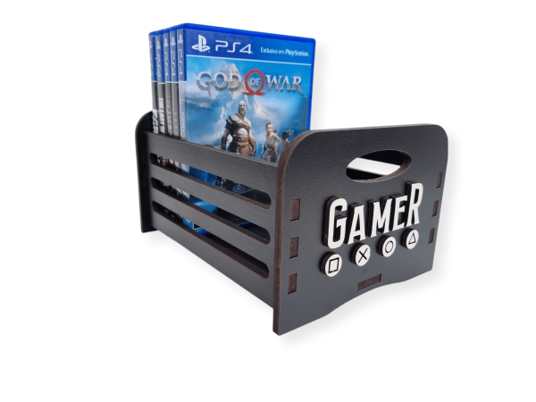 Organizador Case Para Games Caixa Jogos Ps3, Ps4, Ps5, Xbox