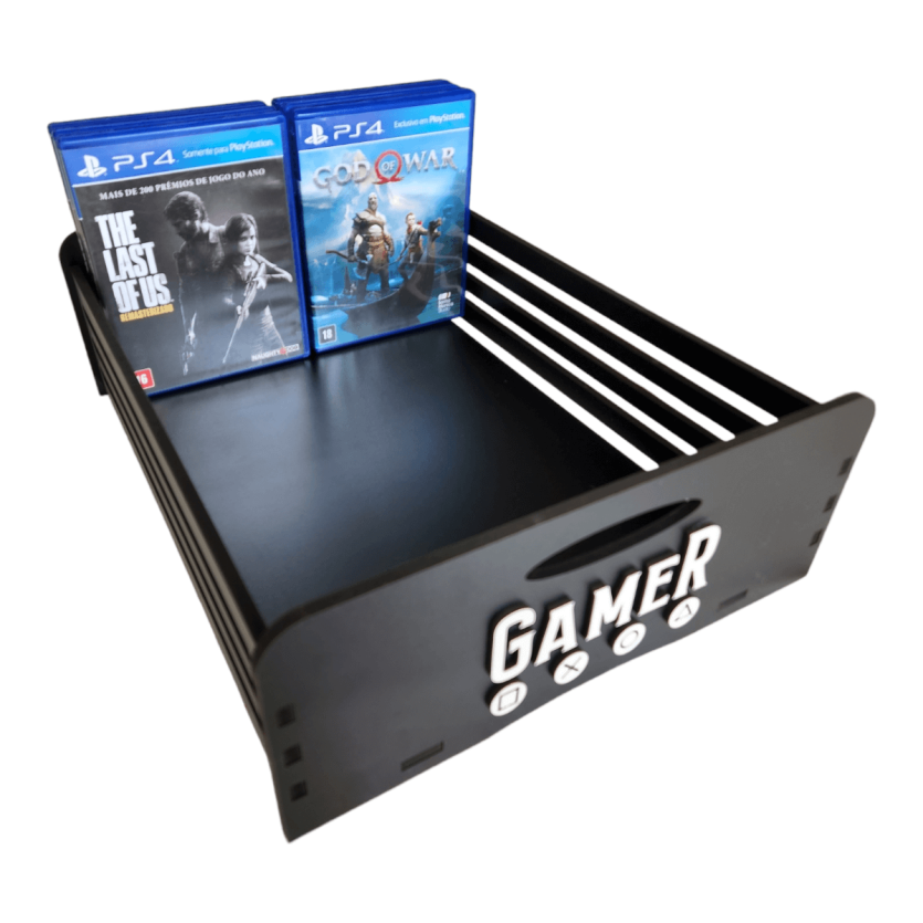 Caixa Estojo Games Para 50 Jogos Ps3, Ps4, Ps5, Xbox