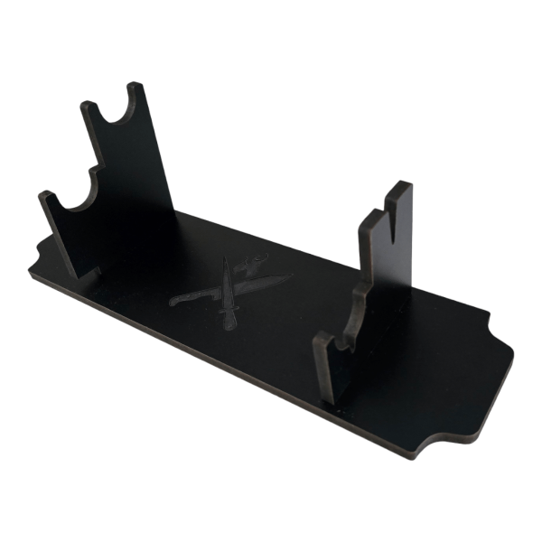 Suporte Expositor De Facas Artesanais Duplo cor mdf preto - Image 5