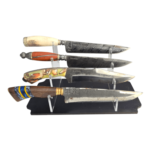 Expositor De Facas Artesanais Suporte Para 4 Facas Acrílico - Image 4